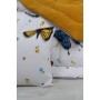 ETE HOMETEX ÇİFT KİŞİLİK LÜX WELSOFT YORGAN SETİ 195X215CM KELEBEK HARDAL 8696474232007